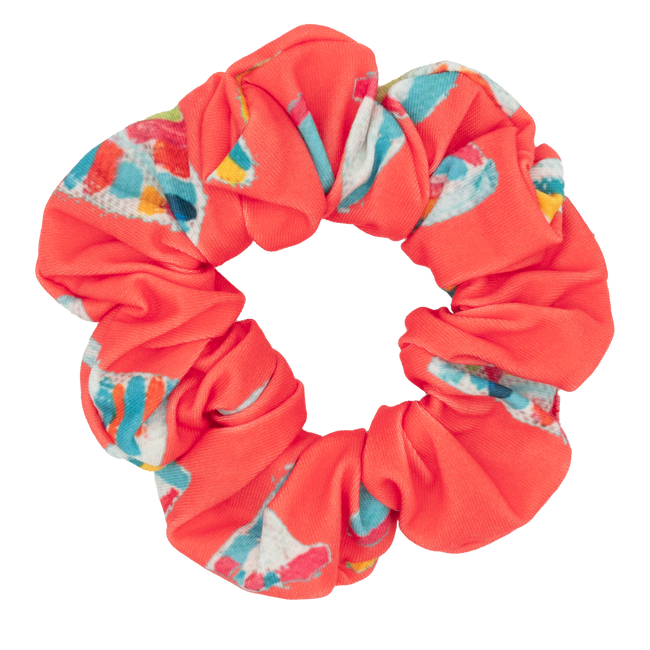 Grapefruit Summer Sail Scrunchie