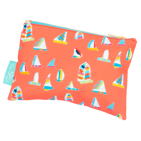 Grapefruit Summer Sail Stash Bag