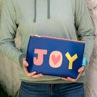 Navy JOY Eco-Leather Ditty Bag