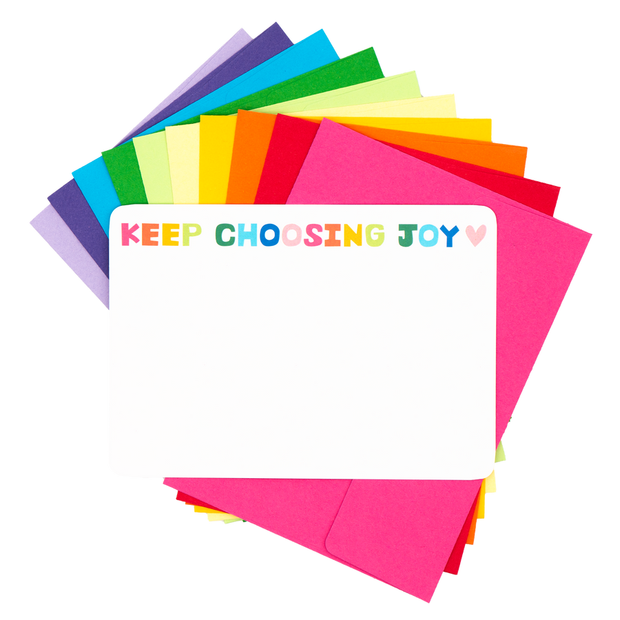 Keep Choosing Joy Flat Card Stationery Set