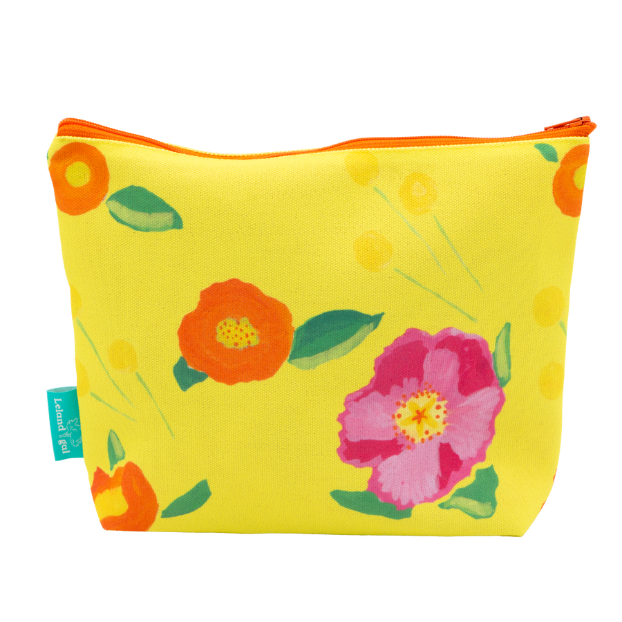 Lemon Katherine's Blooms Ditty Bag