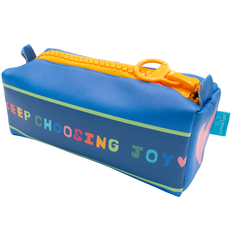 Cornflower Keep Choosing Joy Eco-Leather Dopp