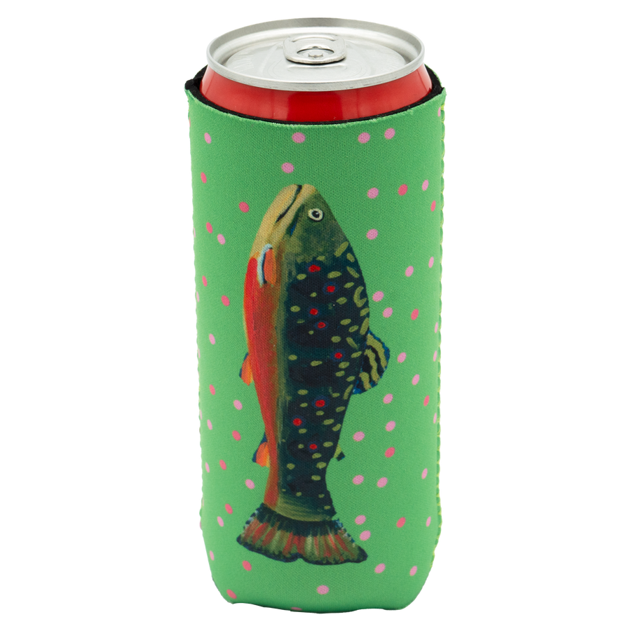 Leaf Trout Tall Coozie