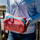 Coral Leland Toile Eco-Leather Sis Dopp
