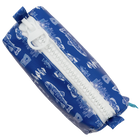 Navy Leland Toile Eco-Leather Dopp