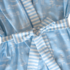 Powder Blue Leland Toile Robe