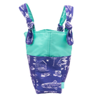 Sapphire Leland Toile/Aqua Outside Bag