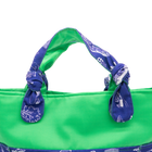 Sapphire Leland Toile/Green Outside Bag