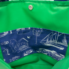 Sapphire Leland Toile/Green Outside Bag