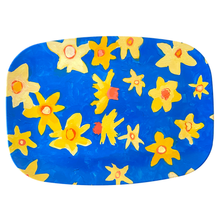 Matisse Daffodil Disco Melamine Platter