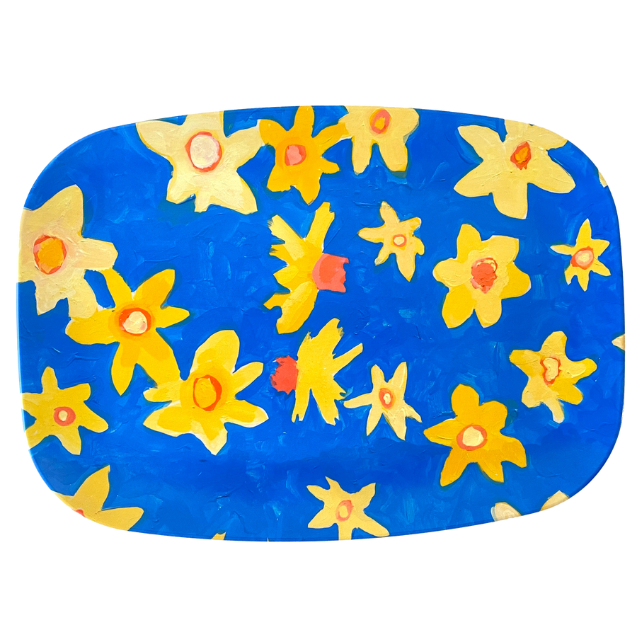 Matisse Daffodil Disco Melamine Platter