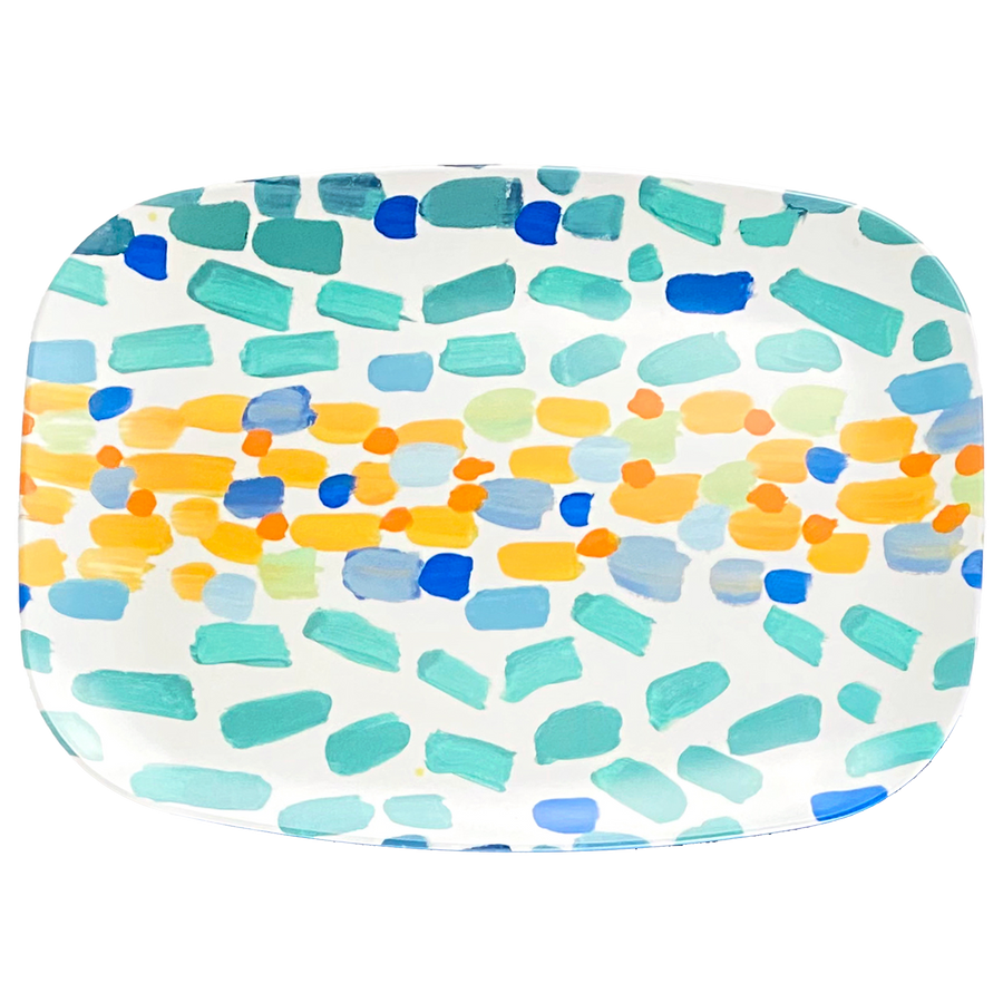 Meteor Shower Melamine Platter