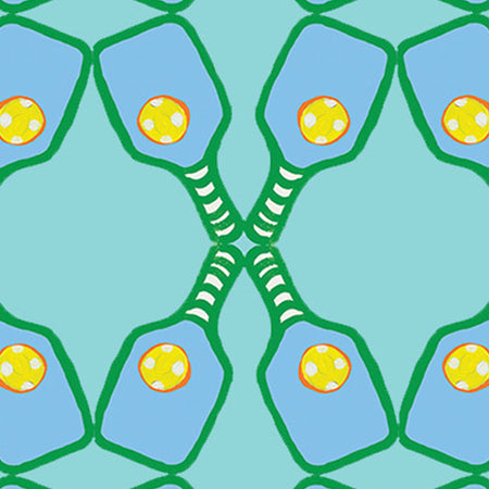 Milkglass Pickleball Lattice Fabric