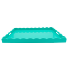 Milk Glass Lacquered Island Tray, Large