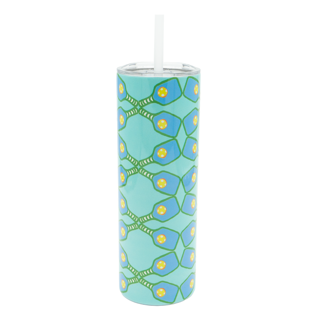 Milk Glass Pickleball Tumbler