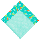 Milk Glass Keep Movin’ with Opal Minky Baby Blankie