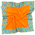 Mineral Keep Movin’ with Orange Minky Baby Blankie