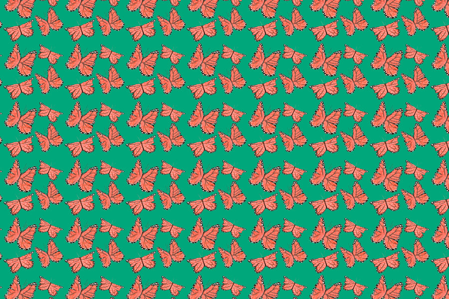 Jade Monarchs Marching Fabric