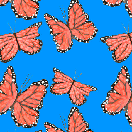 Matisse Monarchs Marching Fabric
