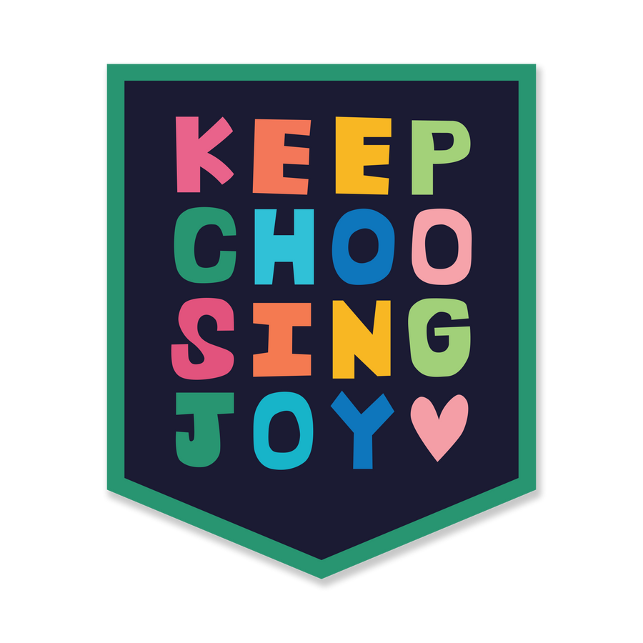 Keep Choosing Joy Navy Decal