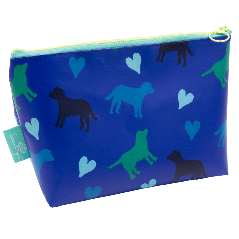 Navy Puppy Love Dew Drop Ditty Bag