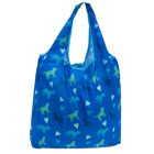 Navy Puppy Love Nylon Shopper Bag