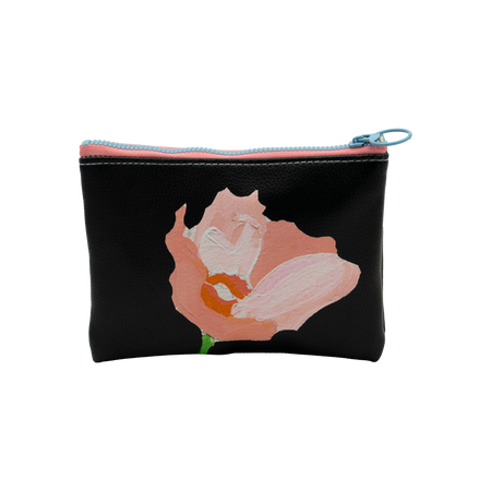Onyx Poppy Moon Pouch Bag - PRE-SALE