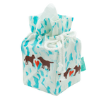 Open Water Chocolate Puppy Love Tissue Box Holder