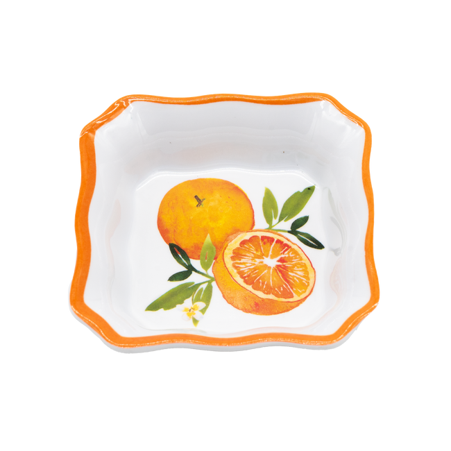 Orange/Slice Condiment Dish