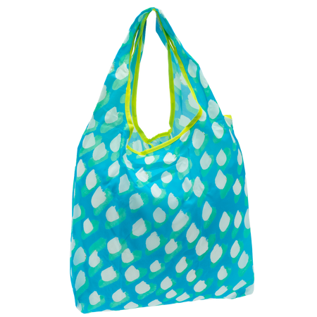 Oxford Blue Nylon Shopper Bag