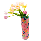 PRE-ORDER: Mother's Day Peach KCJ Versatile Vessel With (12) Stem Tulip Bouquet