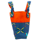 Navy Perch Lattice/Dark Orange Outside Bag
