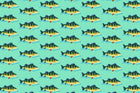 Seagreen Perch Fabric