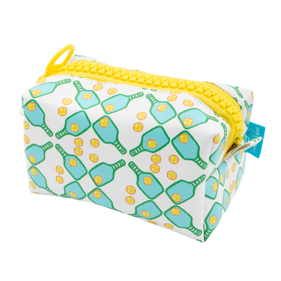 White Pickle Lattice Eco-Leather Sis Dopp