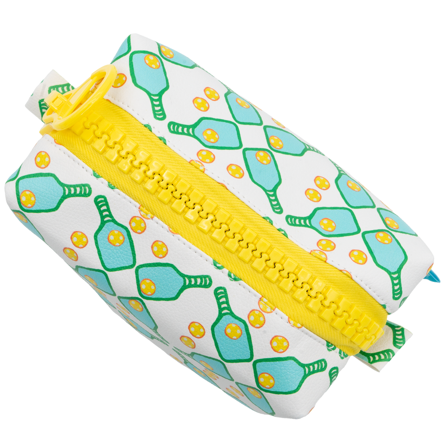 White Pickle Lattice Eco-Leather Sis Dopp