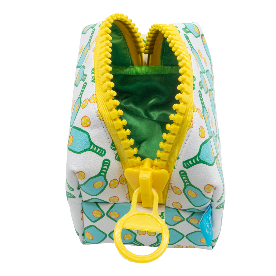 White Pickle Lattice Eco-Leather Sis Dopp