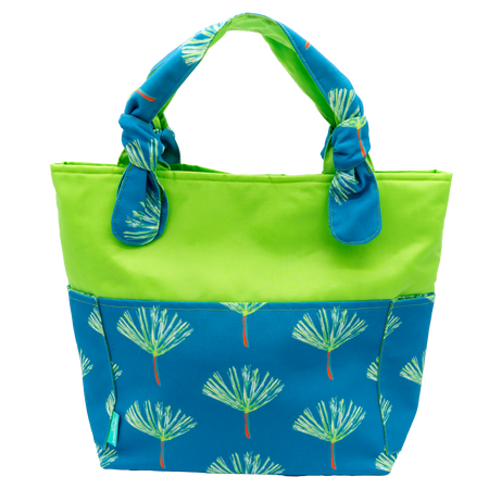 Peacock Pine/Lime Outside Bag