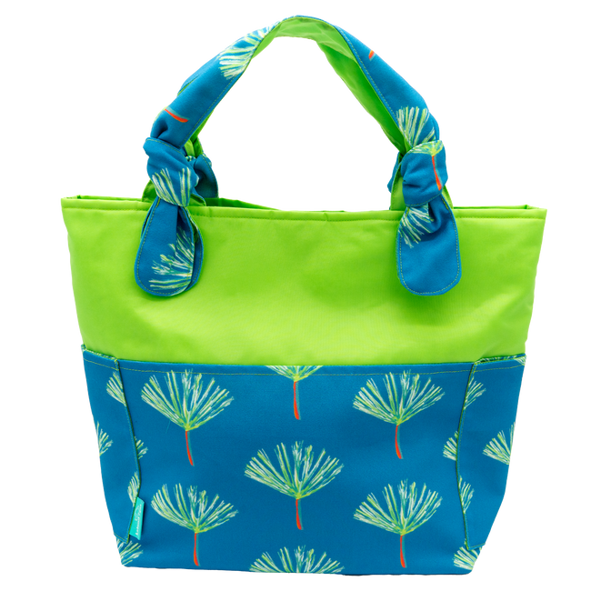 Peacock Pine/Lime Outside Bag