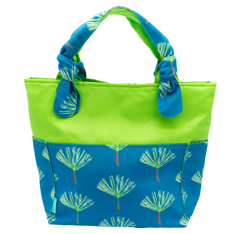Peacock Pine/Lime Outside Bag