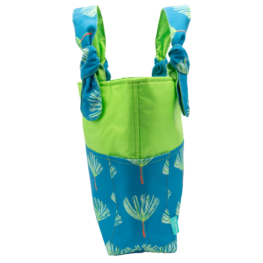 Peacock Pine/Lime Outside Bag