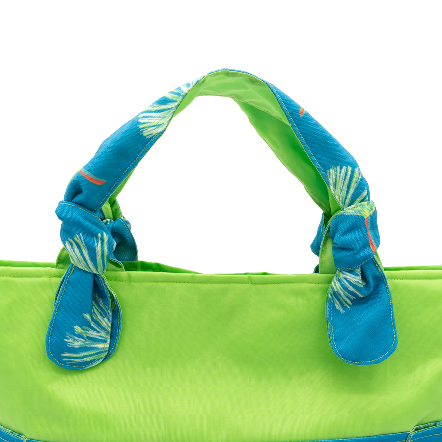 Peacock Pine/Lime Outside Bag