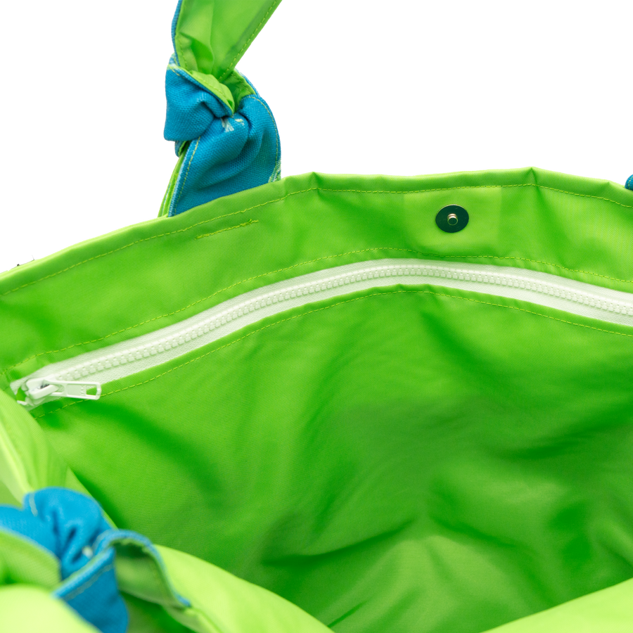Peacock Pine/Lime Outside Bag