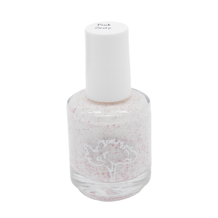 Zesty in White/Pink Nail Polish (Creme)