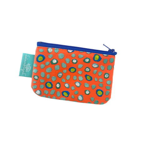 Poppy Maidenhair Mambo Canvas Zip Change Purse