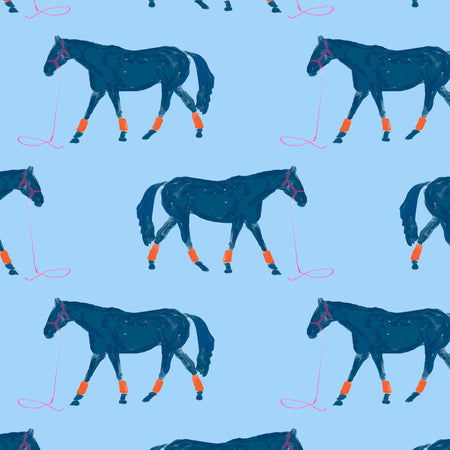 Powder Blue Big Blue Fabric