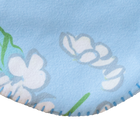 Powder Blue Breezy Blossoms Sherpa