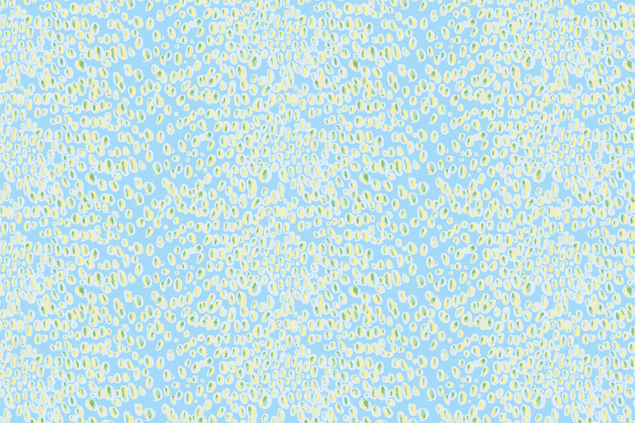 Powder Blue Stardust Fabric