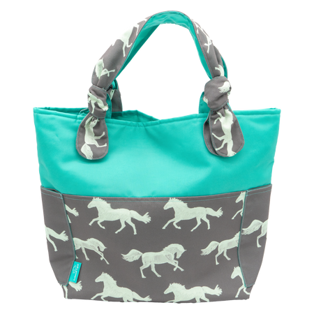 Suede Pride and Joy/Aqua Outside Bag