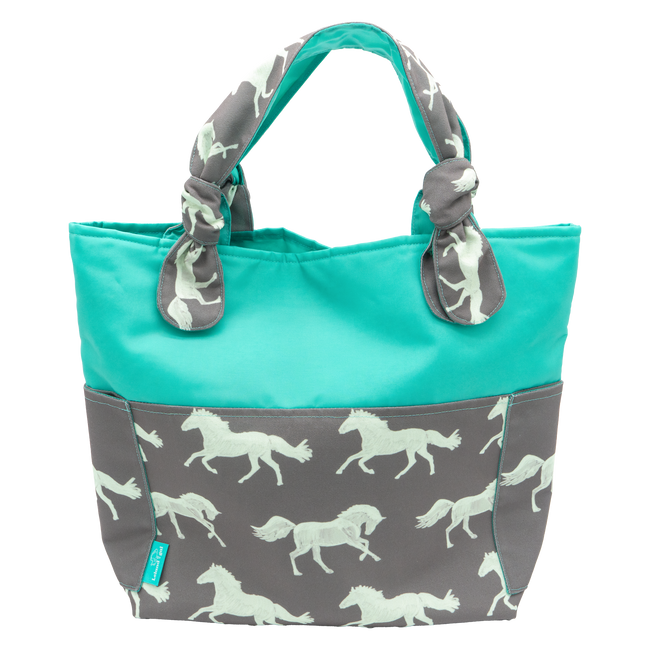 Suede Pride and Joy/Aqua Outside Bag