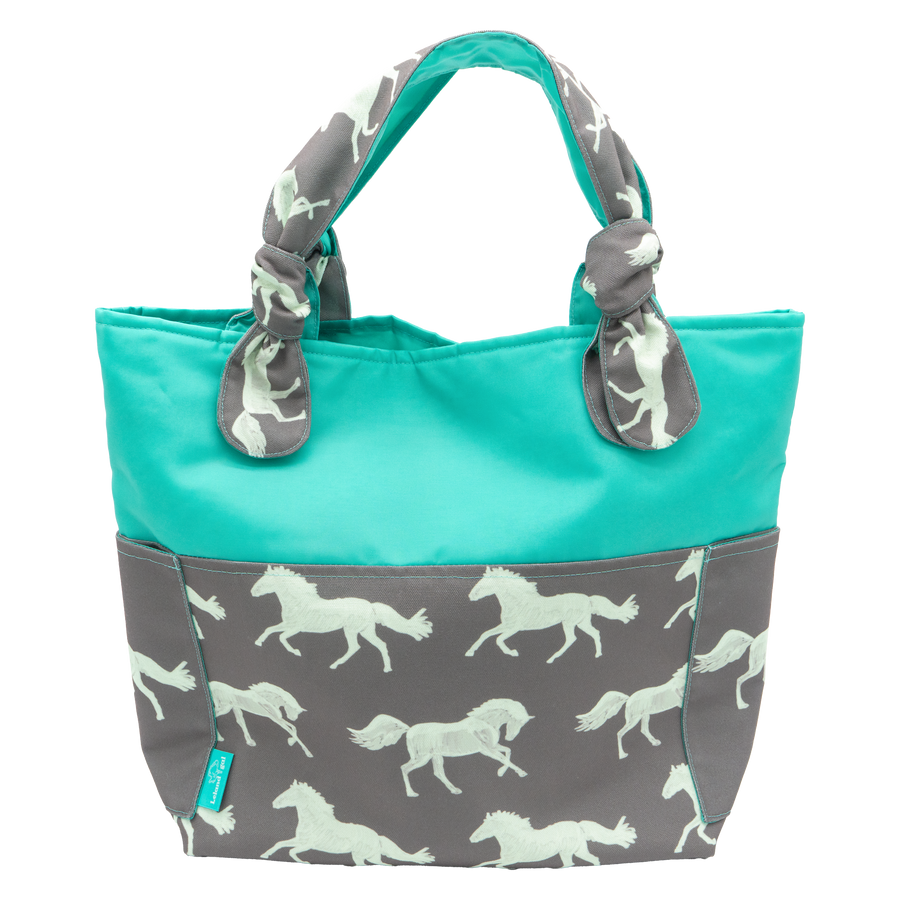 Suede Pride and Joy/Aqua Outside Bag